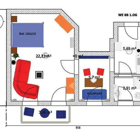Appartement Villa-Germania-App-8B Heringsdorf (Usedom)